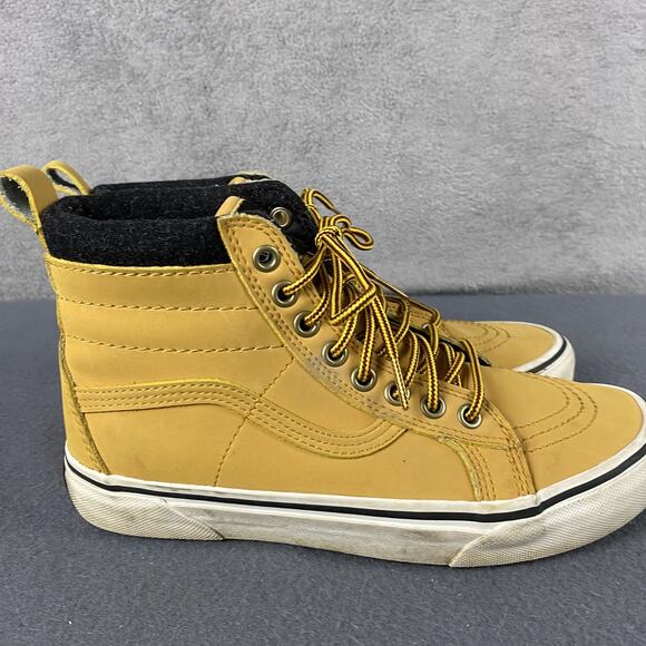 Vans Sk8-Hi MTE Shoes Mens Size 6 Wheat Yellow High Top Skateboard Winter Boots - Picture 8 of 14